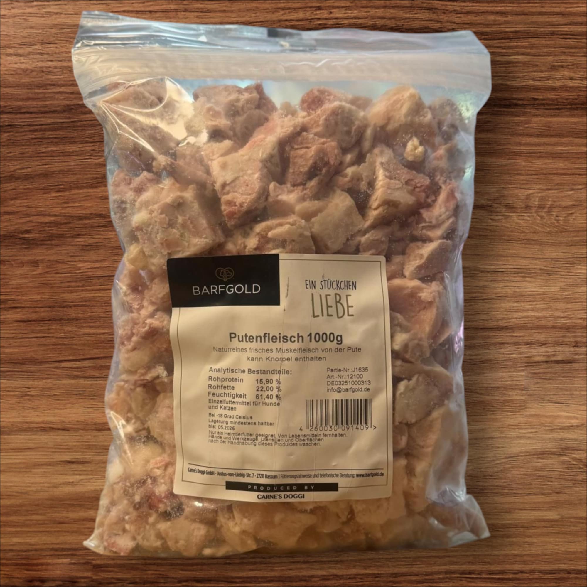 Morčacia svalovina 1kg