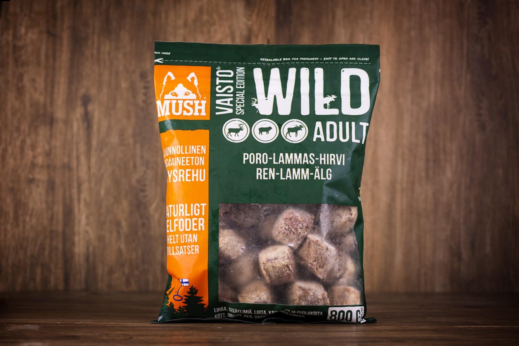 MUSH Vaisto Wild - sob - jahňa - los 800g