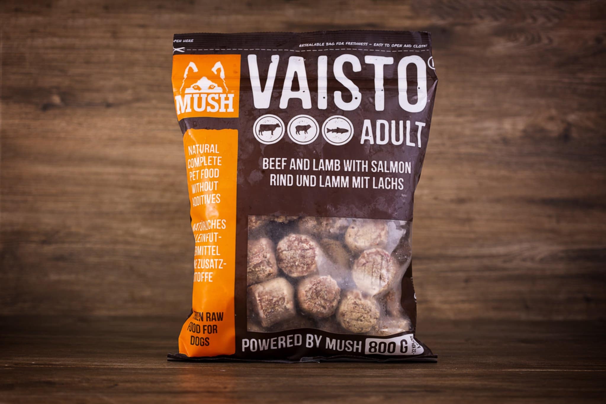 MUSH Vaisto hovädzie - jahňa - losos 800g